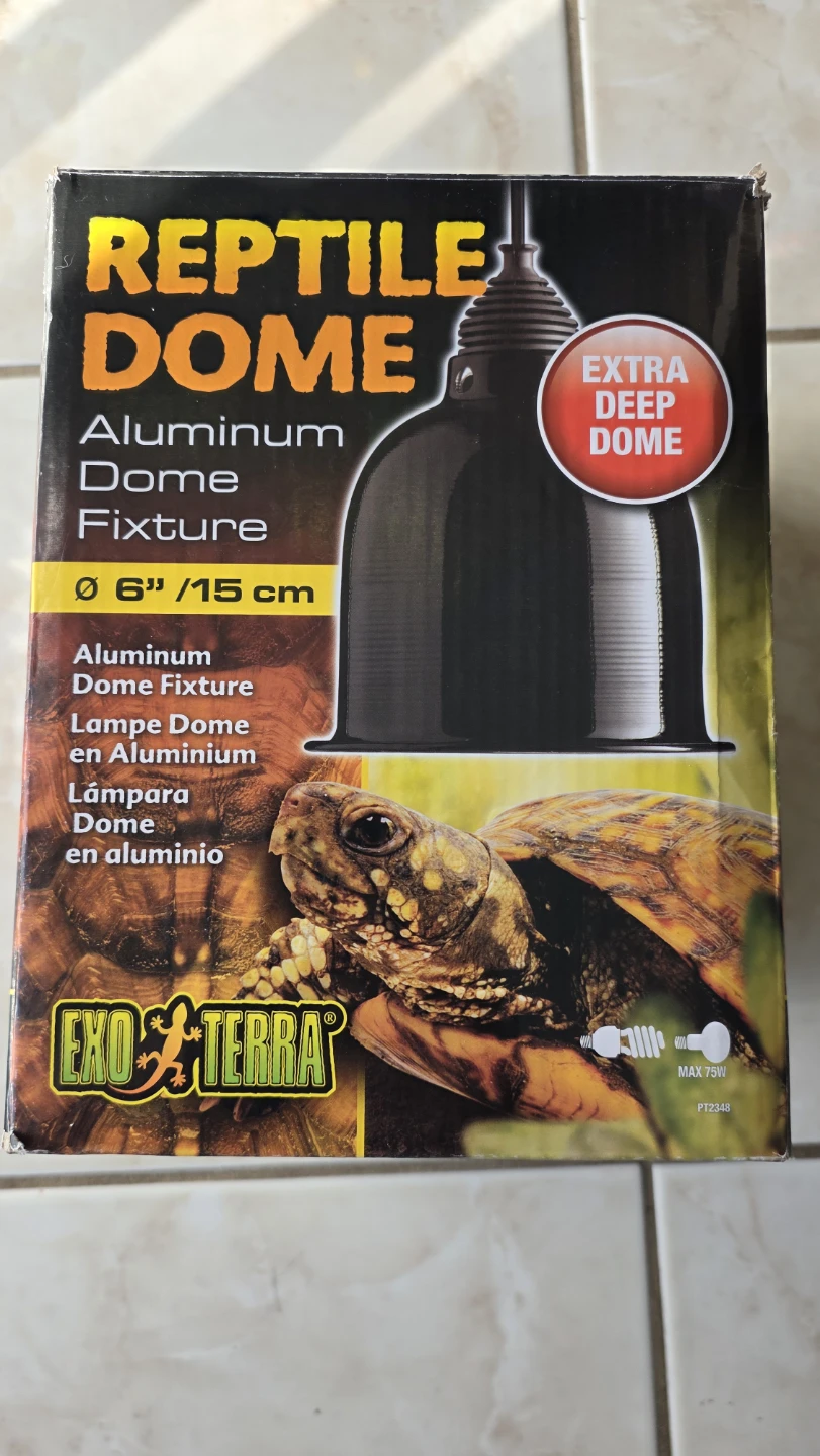 Exo Terra Reptile Dome - Aluminum Fixture 6"