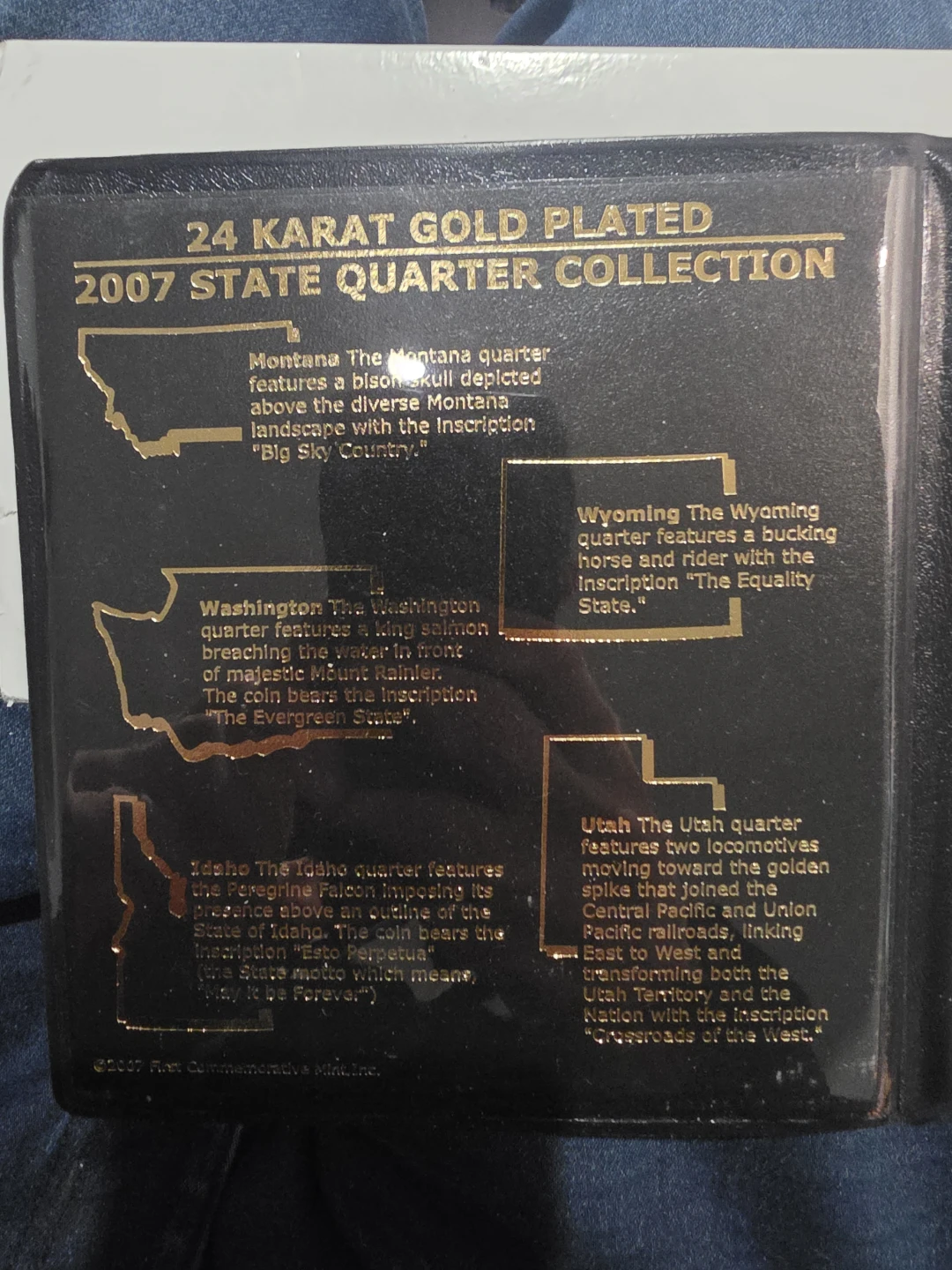 2007 State Quarter Collection - 24 Karat Gold Plated - photo 2