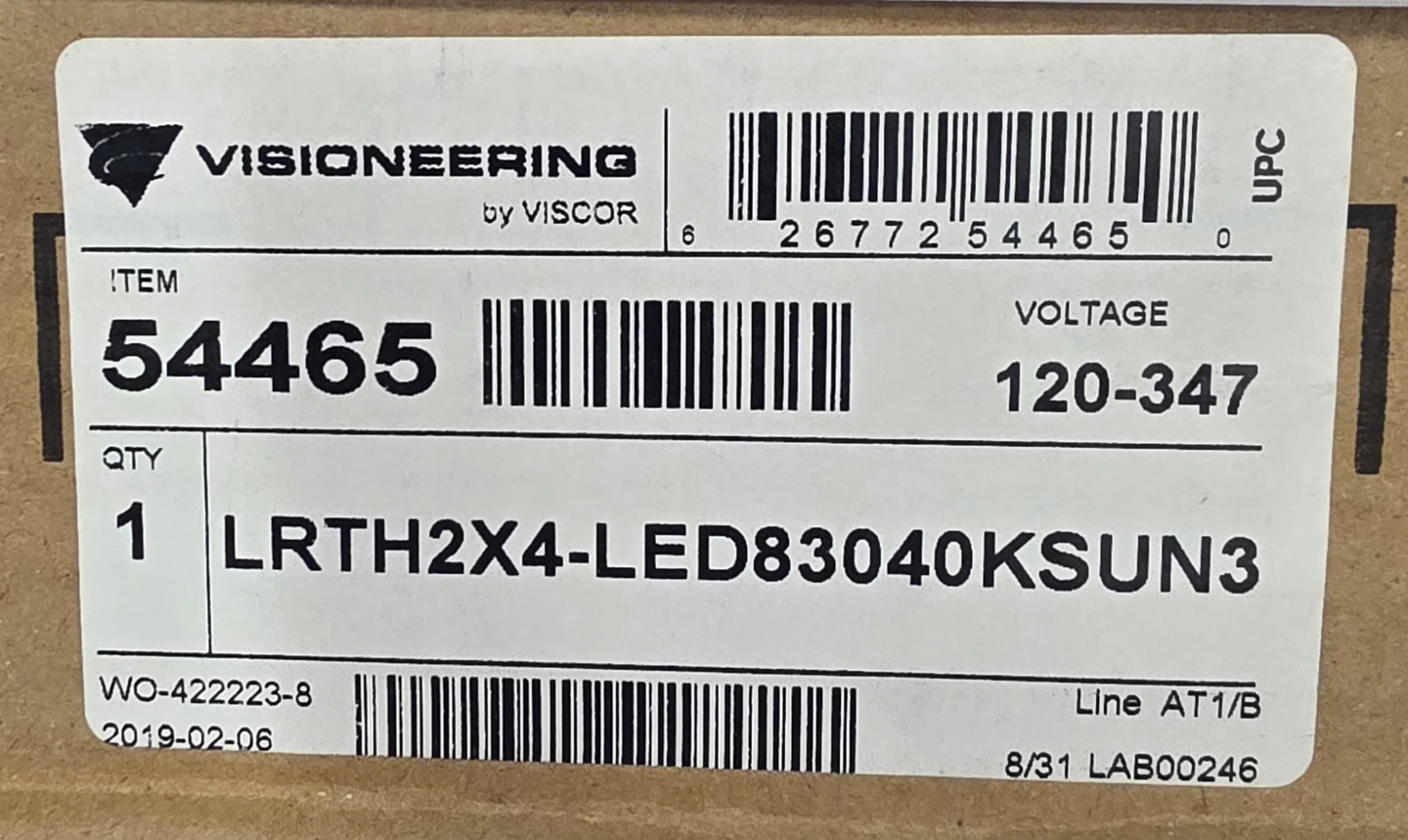 Visioneering LED 2x4 LED Baskit Type Troffer 4000k 120v-347v - photo 4