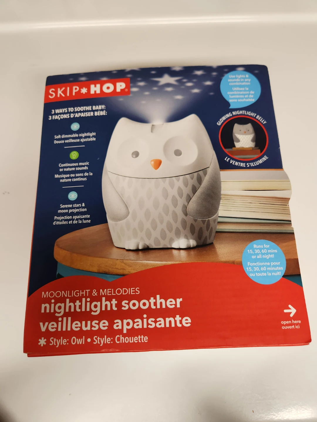 Skip Hop Moonlight & Melodies Nightlight Soother - Owl - photo 2