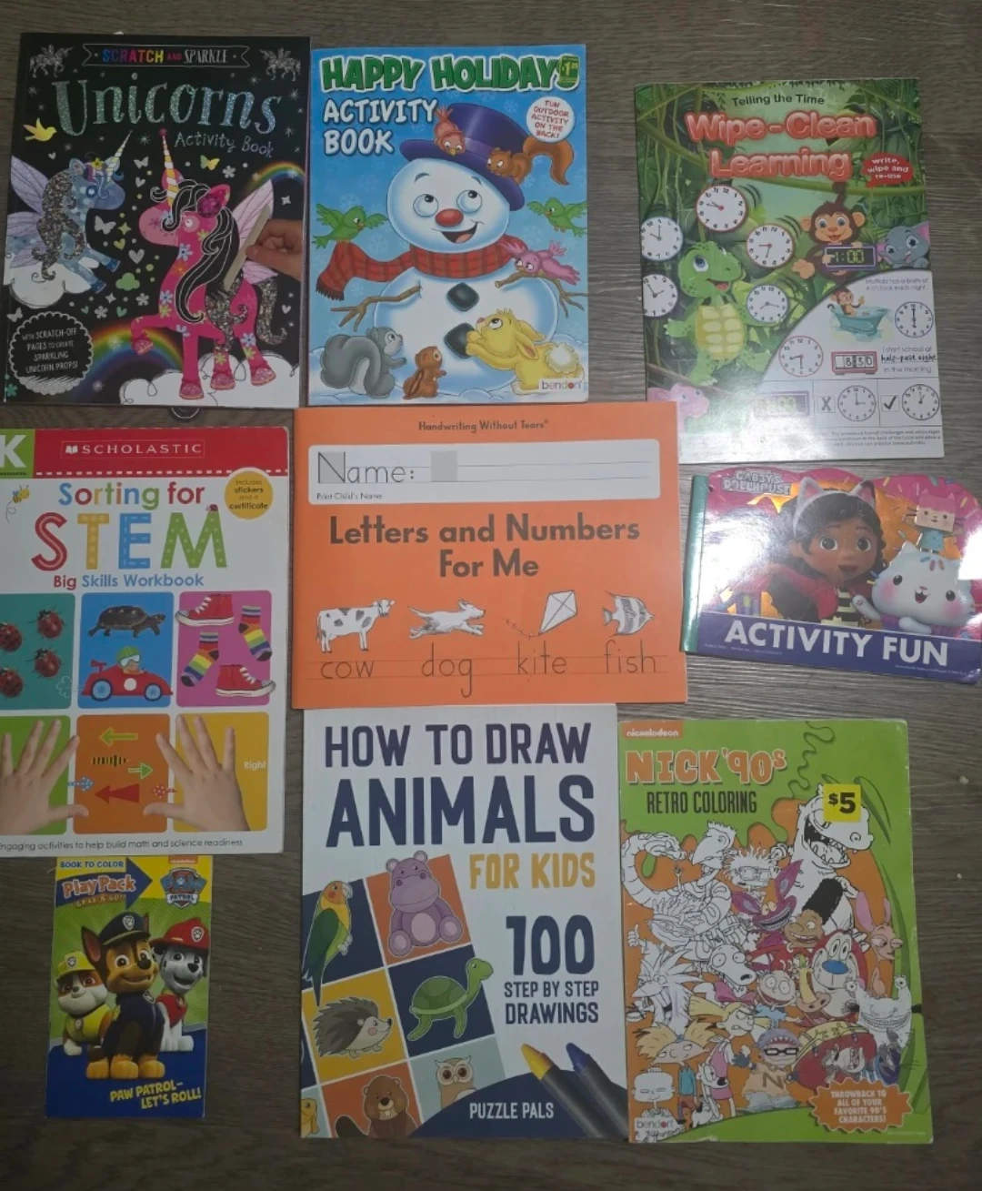 Kids Activity Books Bundle