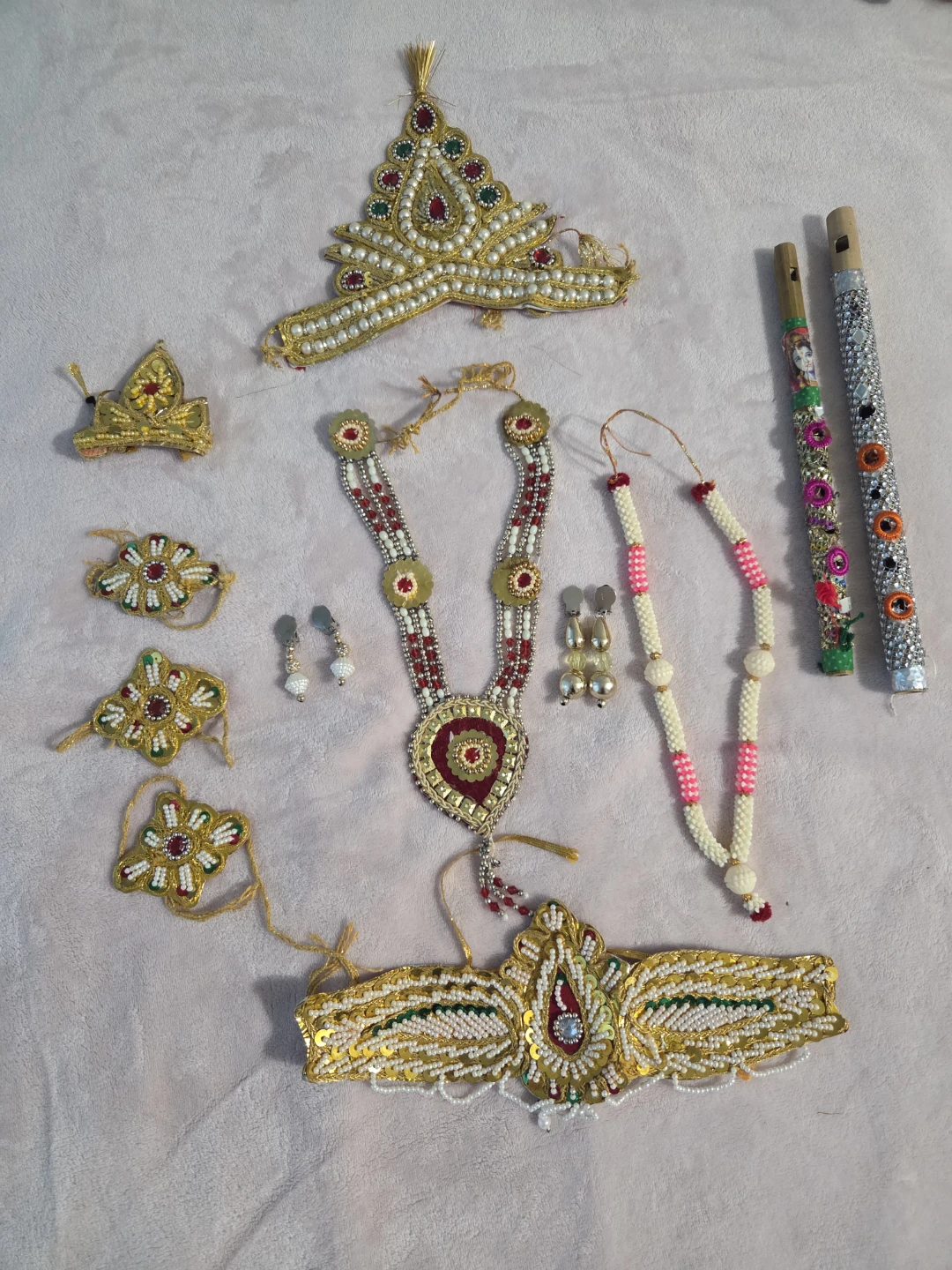 Indian Deity Costume Accessories Set