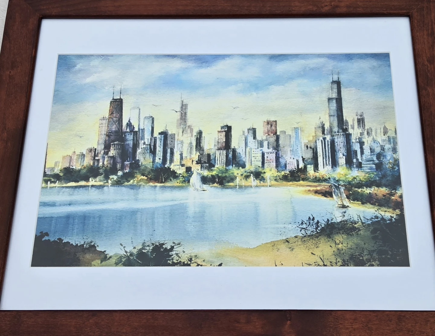 Framed Cityscape Picture - photo 5
