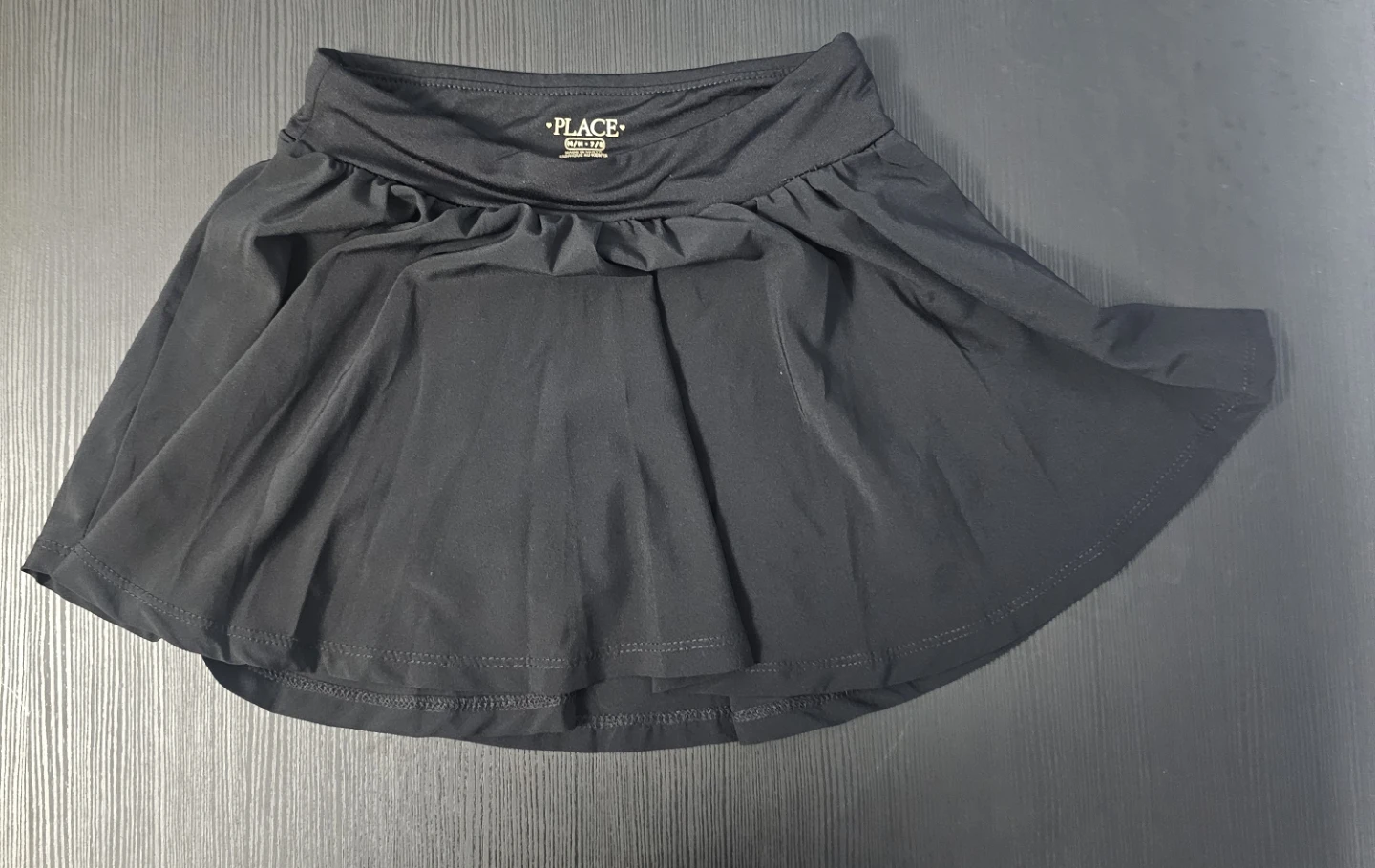The Children's Place Black Athletic Skort Size 10/12