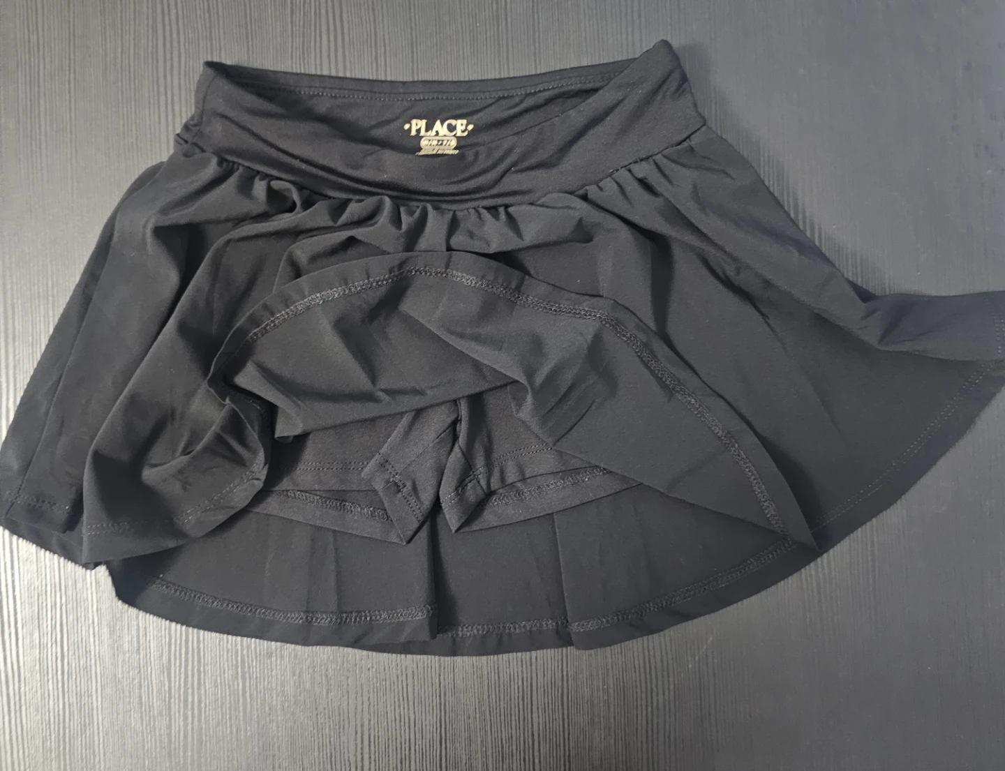 The Children's Place Black Athletic Skort Size 10/12 - photo 2
