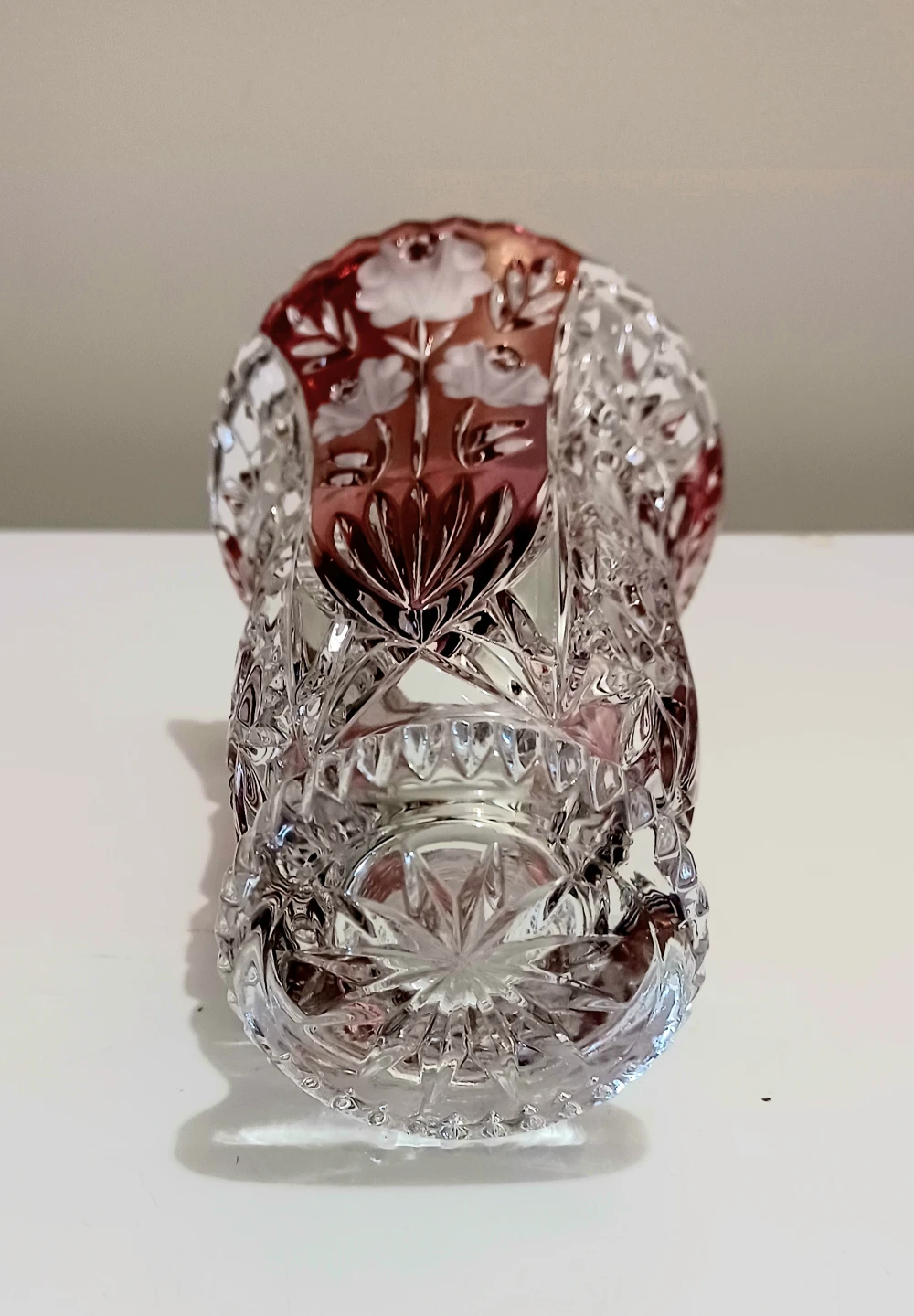 Vtg German Anna Hutte Bleikristall Crystal Vase - photo 5