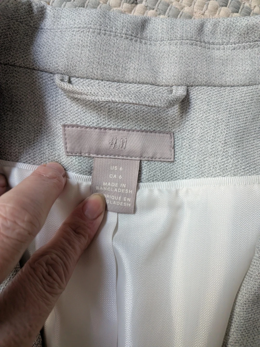 H&M Grey Blazer - Size 6 - photo 2