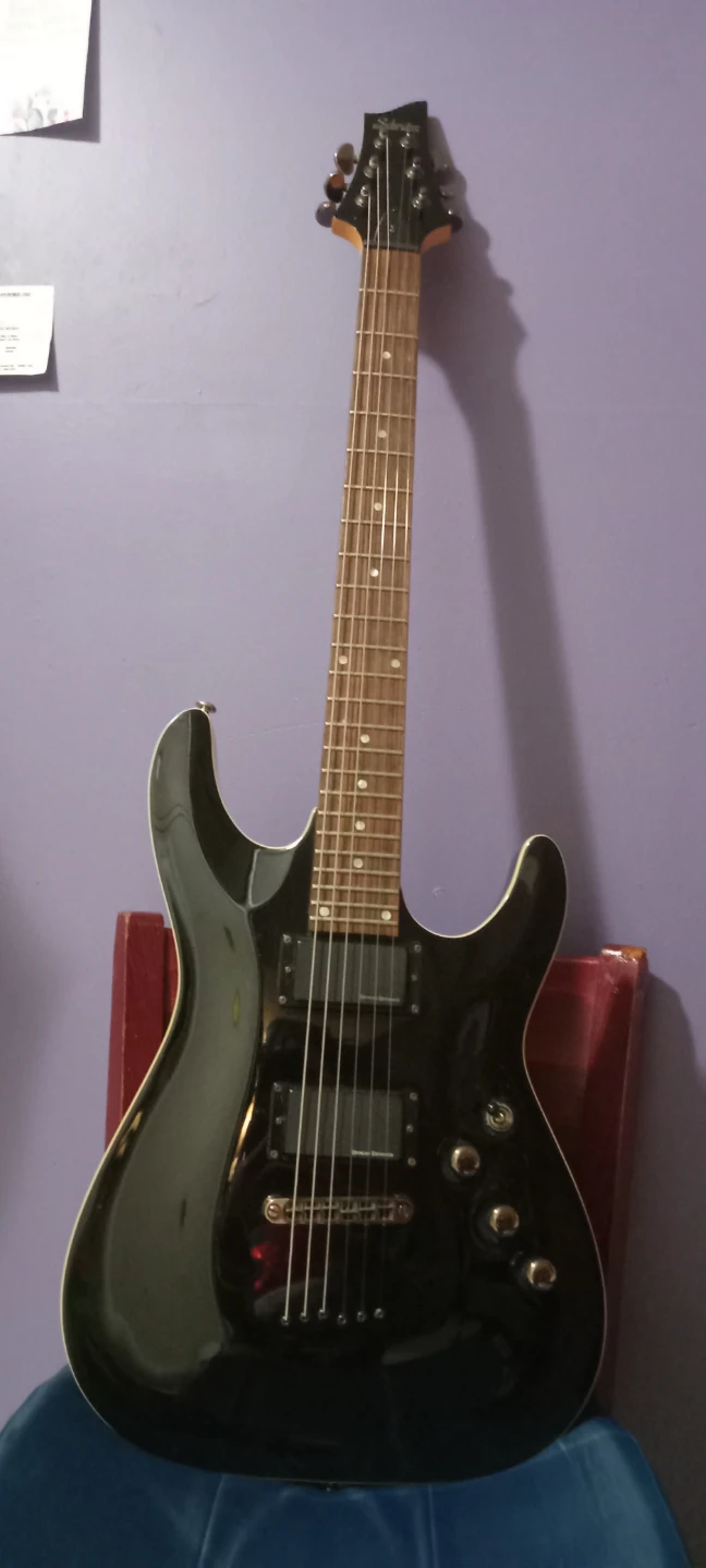 Black Electric Guitar w/ Crossrock Gig Bag - photo 4