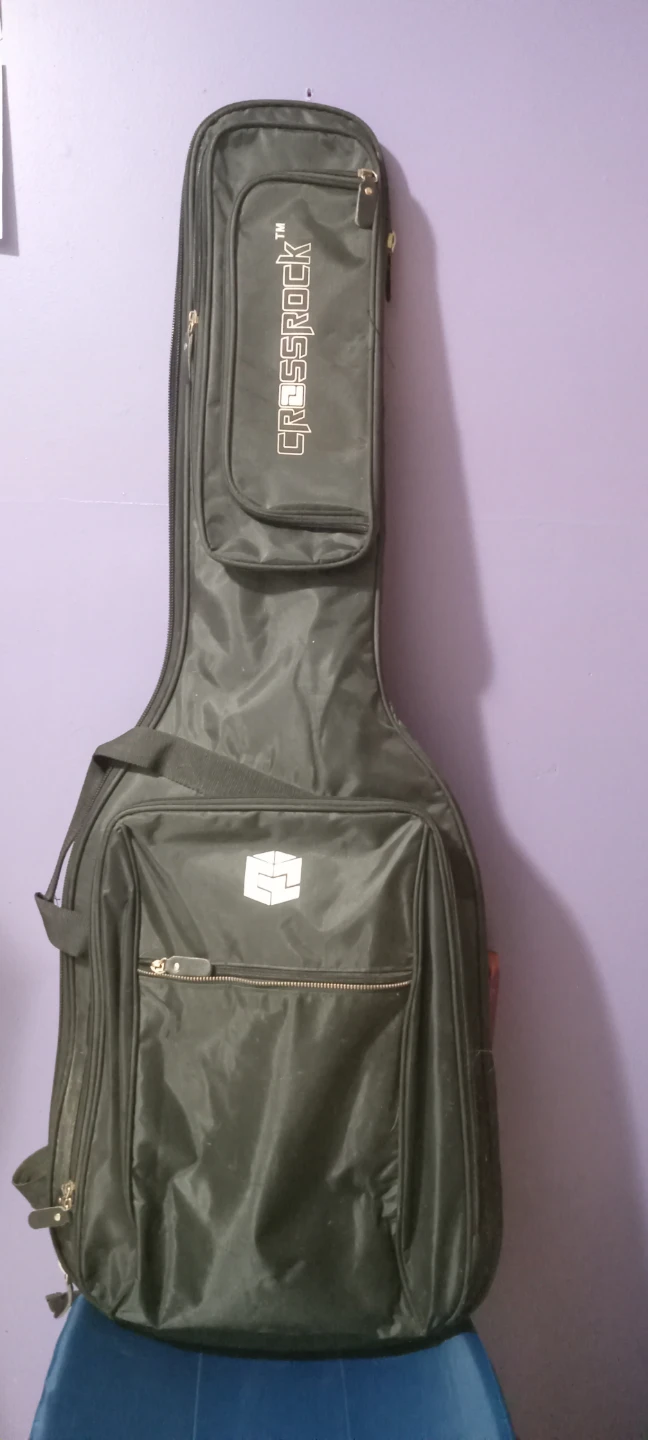Black Electric Guitar w/ Crossrock Gig Bag - photo 5