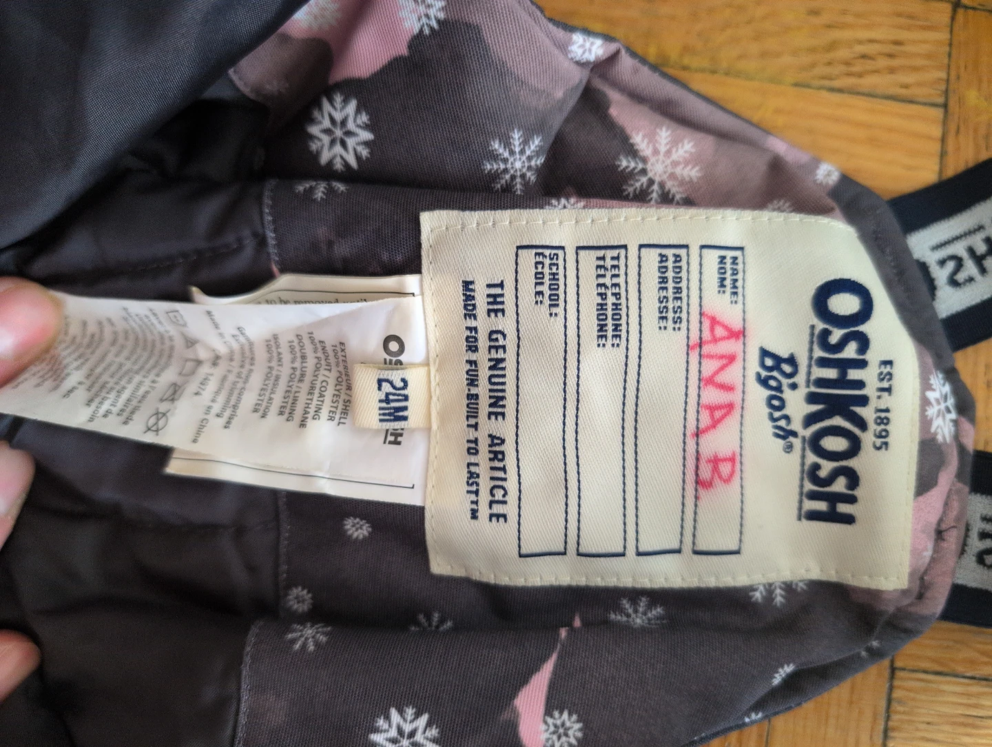 OshKosh B'gosh Snow Pants - 24M - photo 2