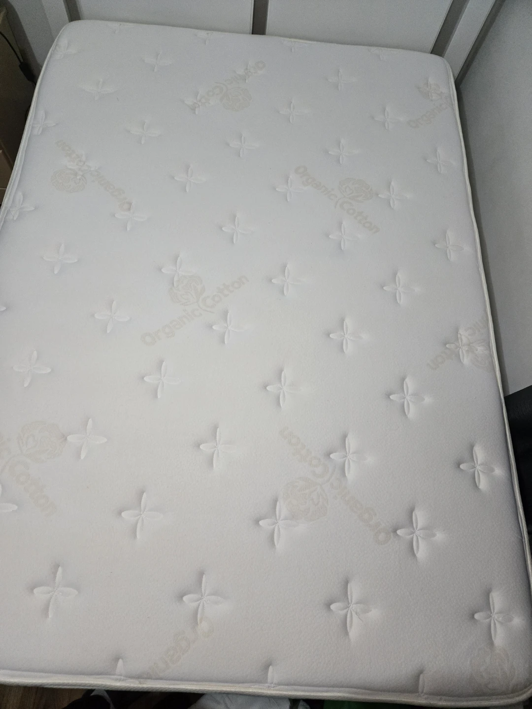 Double size Medium Organic Cotton Mattress (Like New) - photo 2