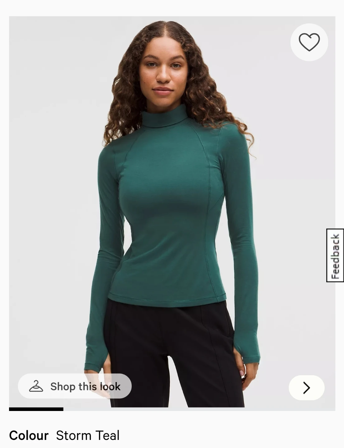 BRAND NEW! Lululemon Long-Sleeve Turtleneck Base Layer