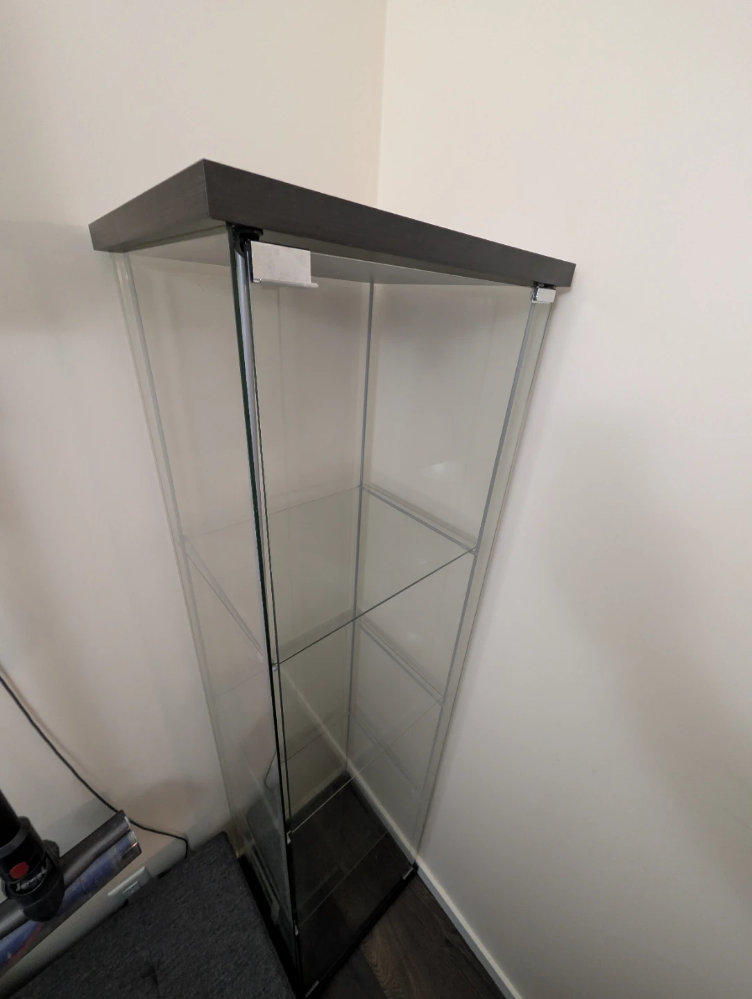 Glass Cabinet - Black-Brown - photo 3