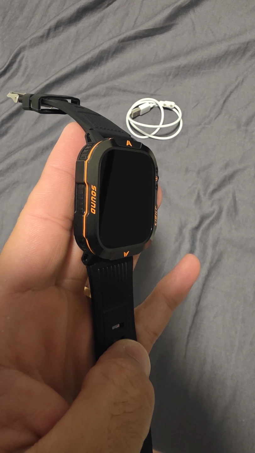 Smartwatch - Black/Orange - photo 2