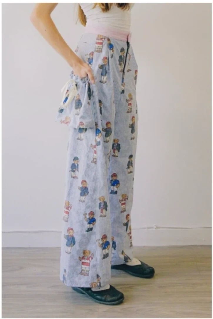 Unique Ralph Lauren Polo Bear Print Pants
