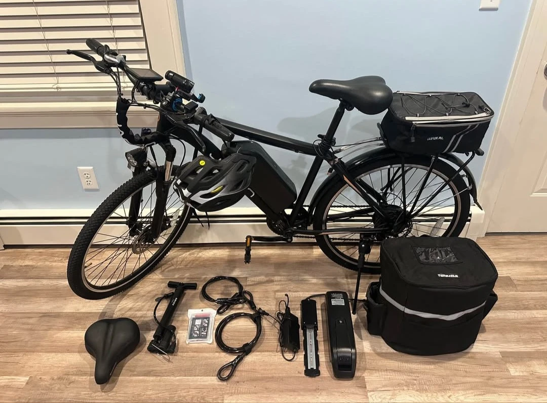 Jasion Electric Bike with Accessories