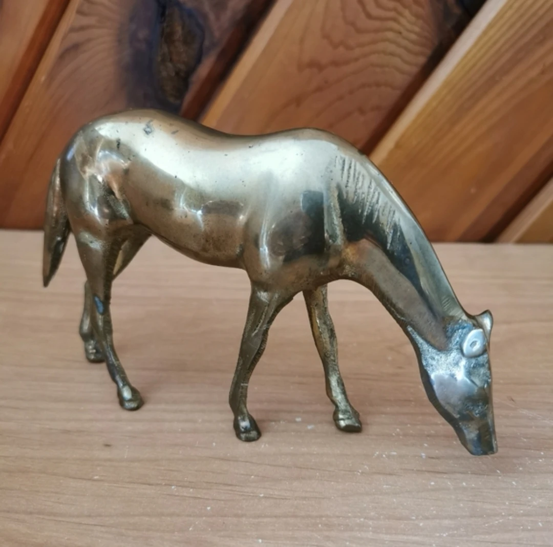 Vintage Brass Horse - photo 4