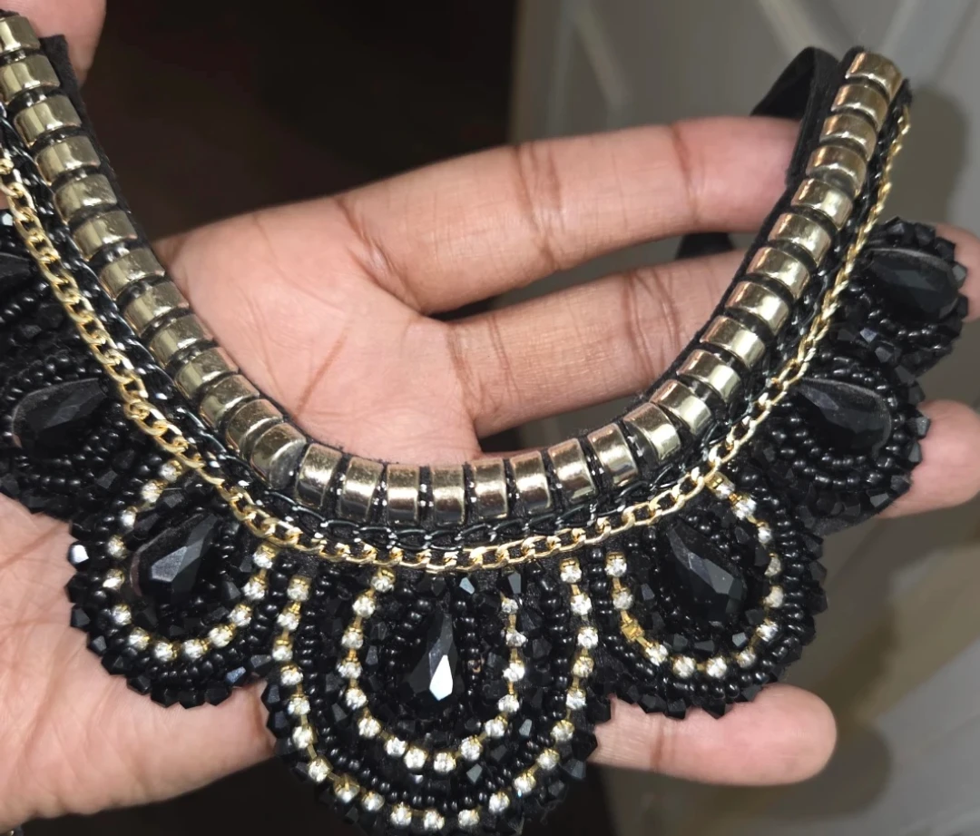 Gold Tone Statement Necklace - photo 3