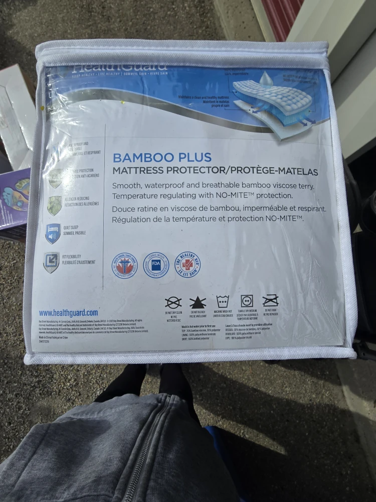 HealthGuard Bamboo Plus King Mattress Protector - New - photo 2