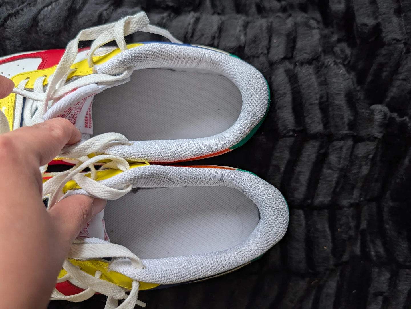 Nike Air Force 1 Low Color Block Sneakers - photo 2
