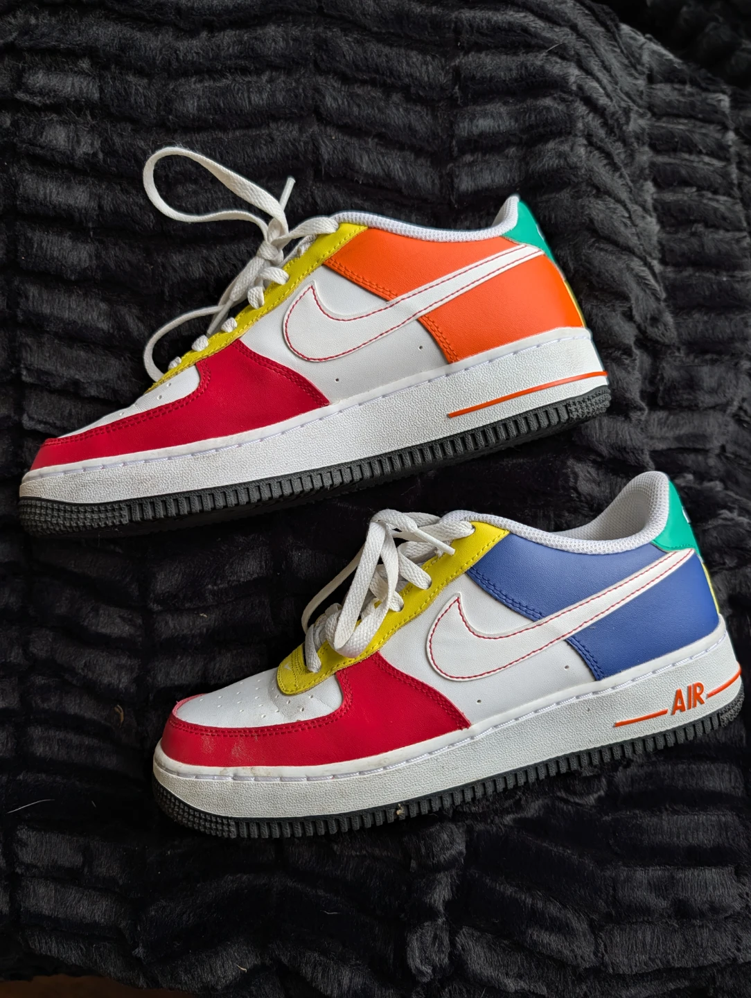 Nike Air Force 1 Low Color Block Sneakers - photo 5
