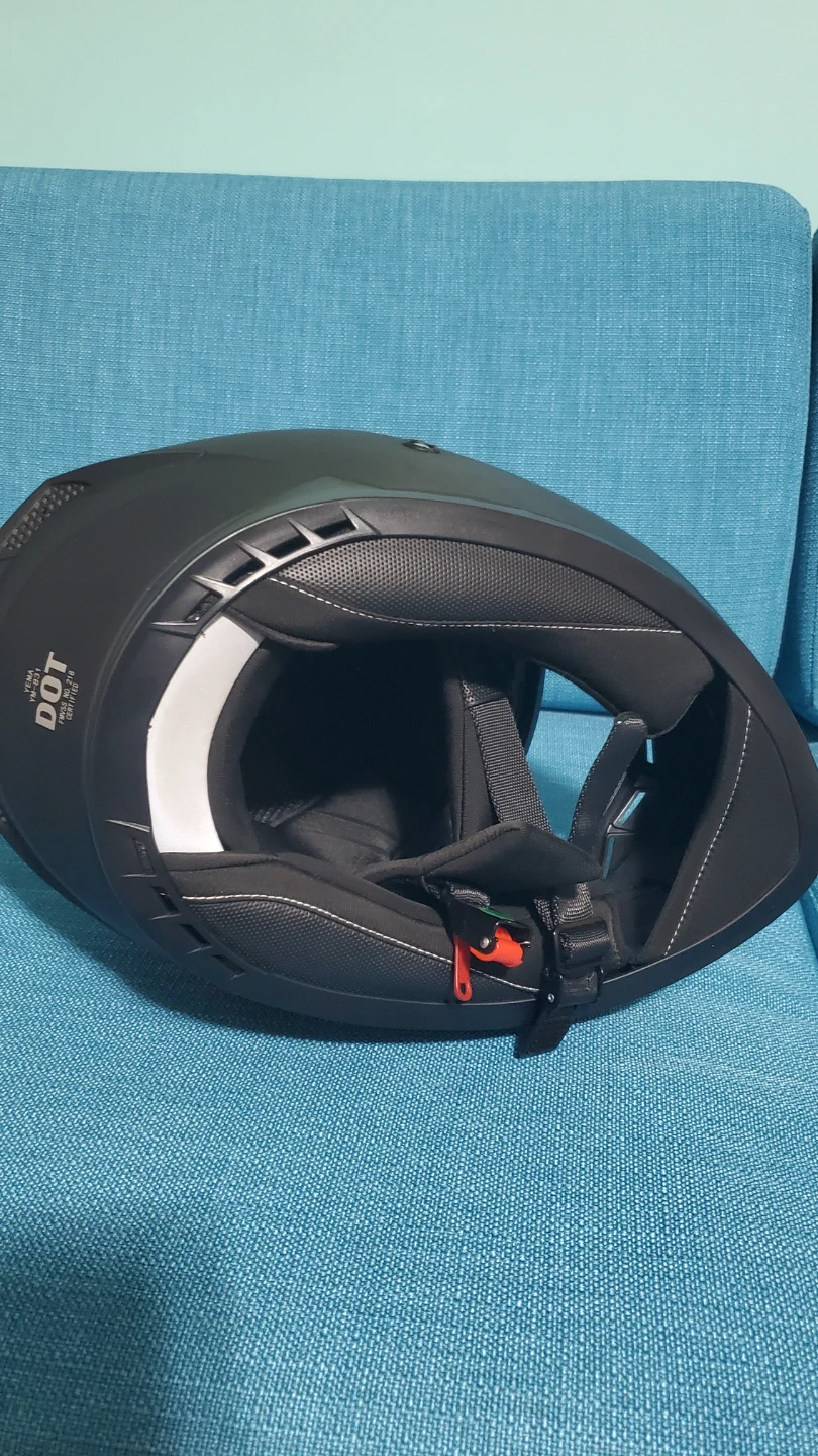 Yema Full Face Motorcycle Helmet - Matte Black