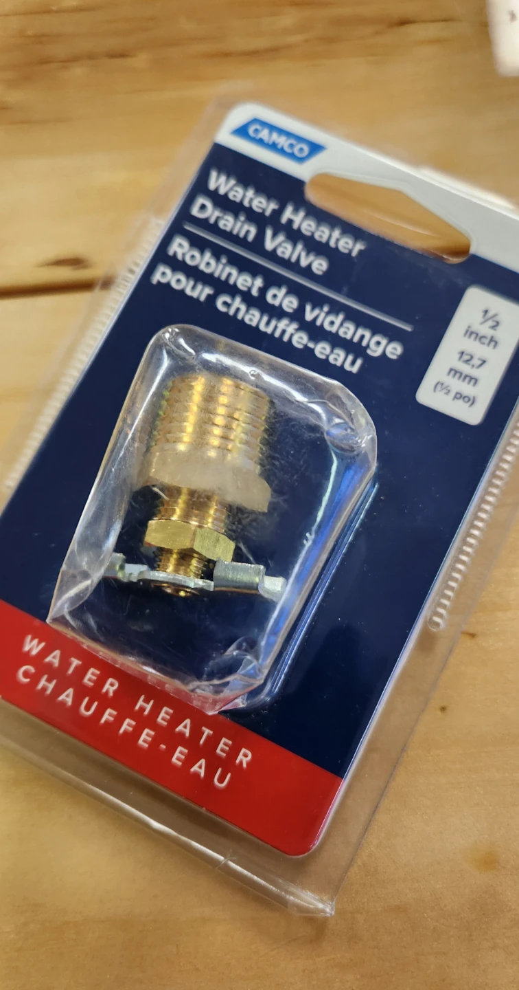 Camco Water Heater Drain Valve - New