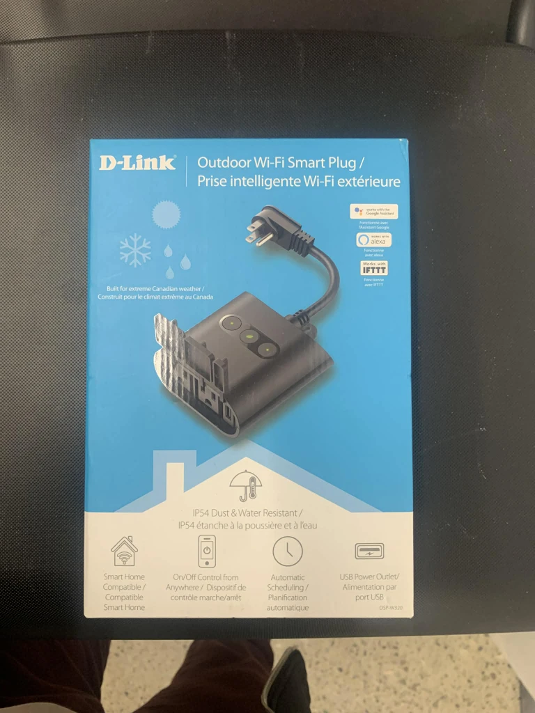 D-Link Outdoor Wi-Fi Smart Plug - DSP-W320