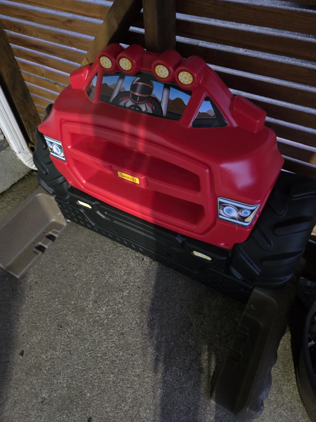Monster truck headboard floor bed or toddler bed - photo 2