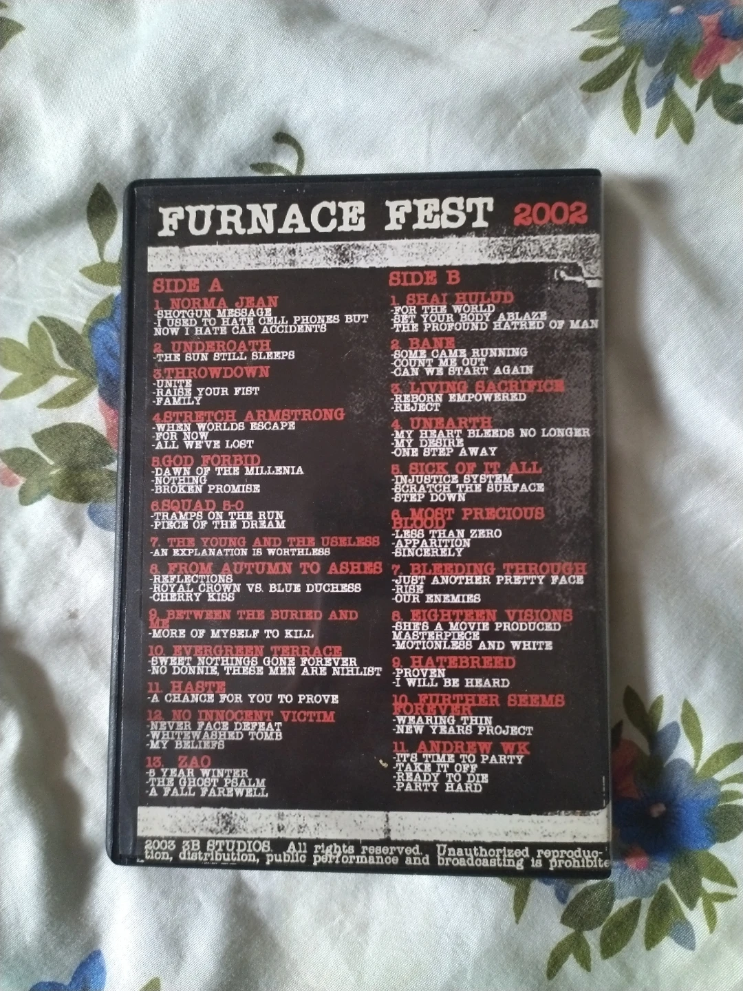 Furnace Fest 2002 DVD - photo 2
