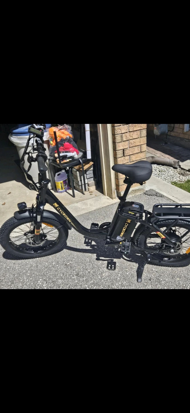 CYCROWNN Electric Fat Tire Bike