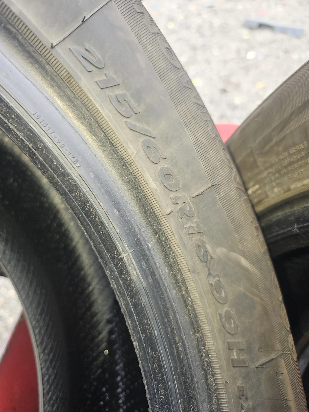 2X215/60/R16 marshal winter tires only pair