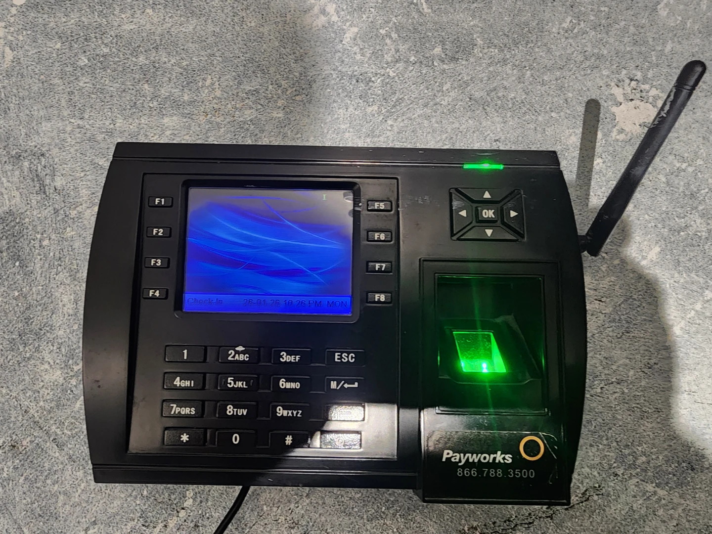 Payworks payroll Fingerprint Scanner