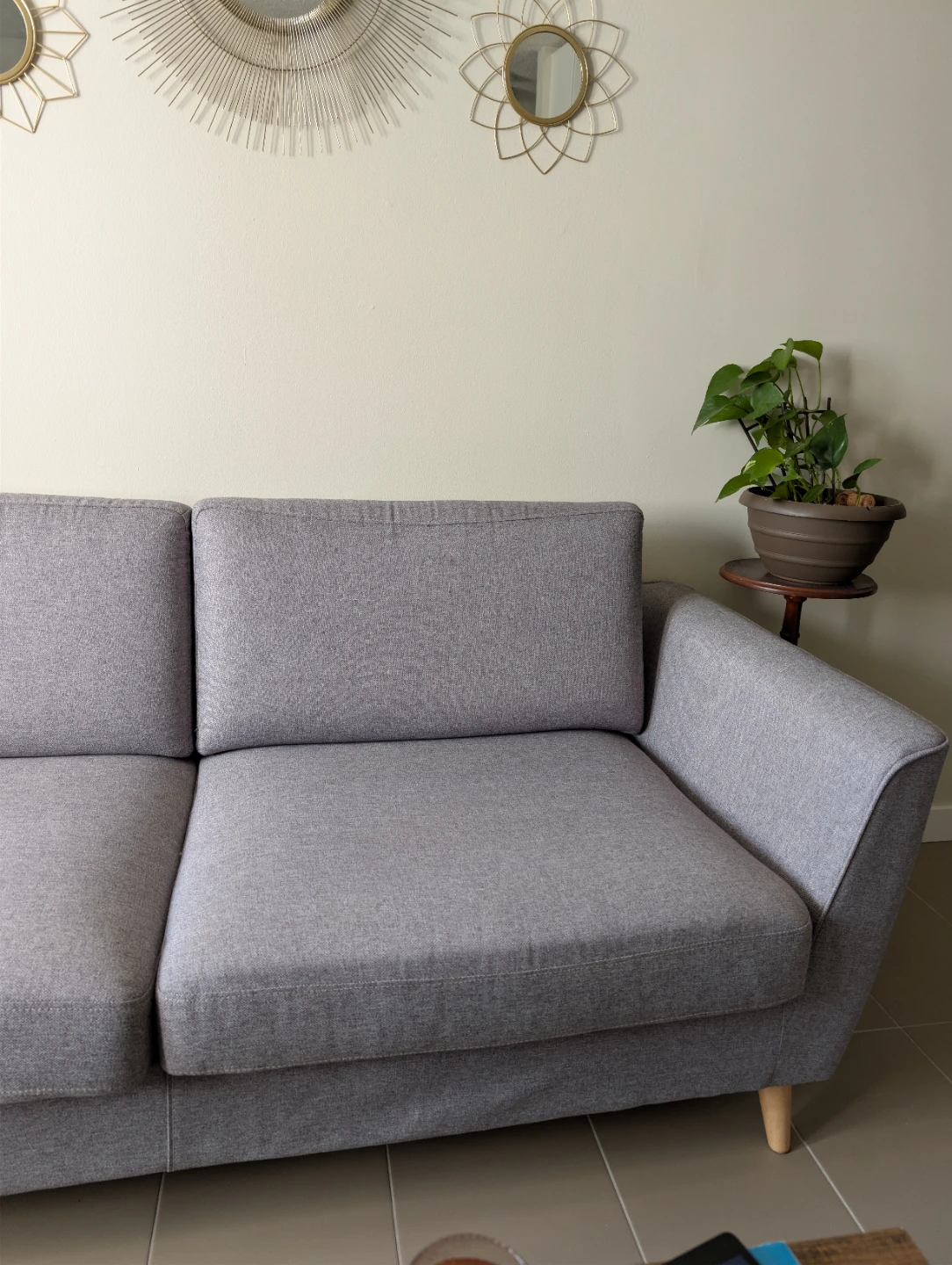 Grey Two-Seater Sofa - photo 4