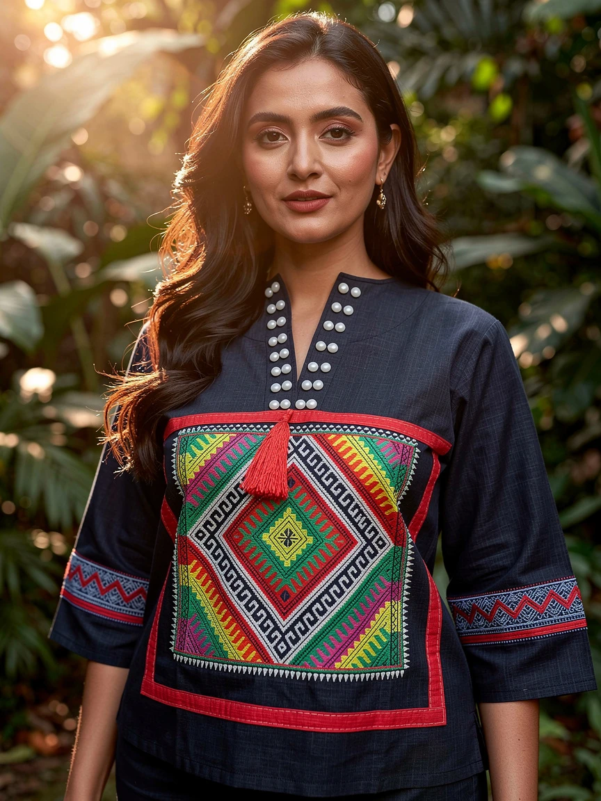 Hill Tribe Hemp Top - Size XXL