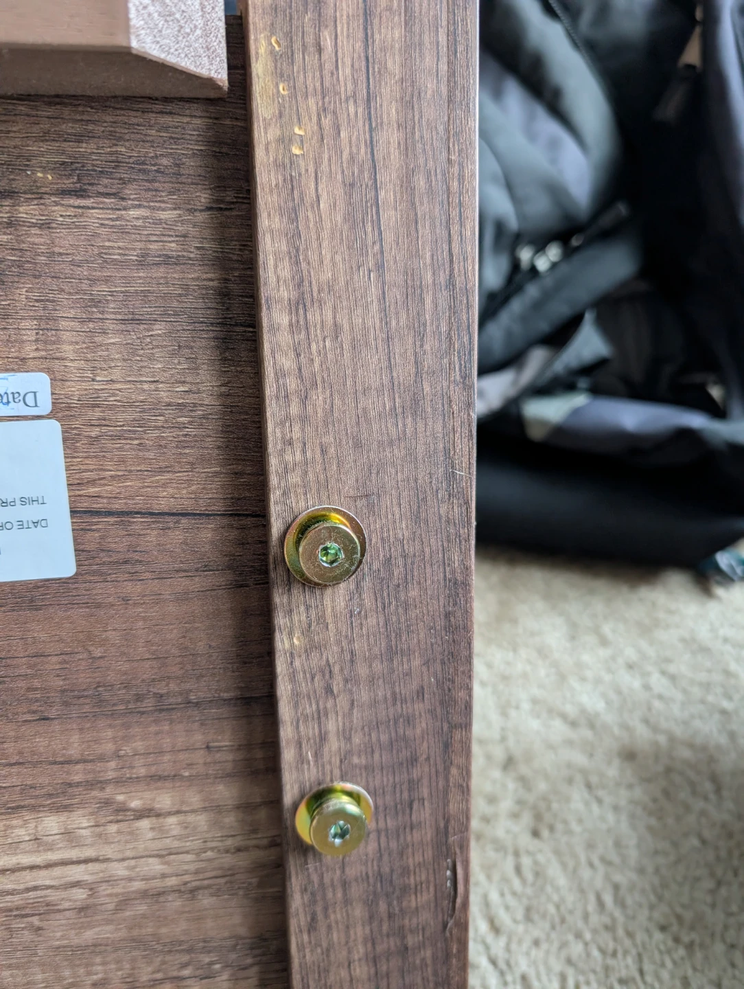 Wood Bed Frame with Hardware - photo 4