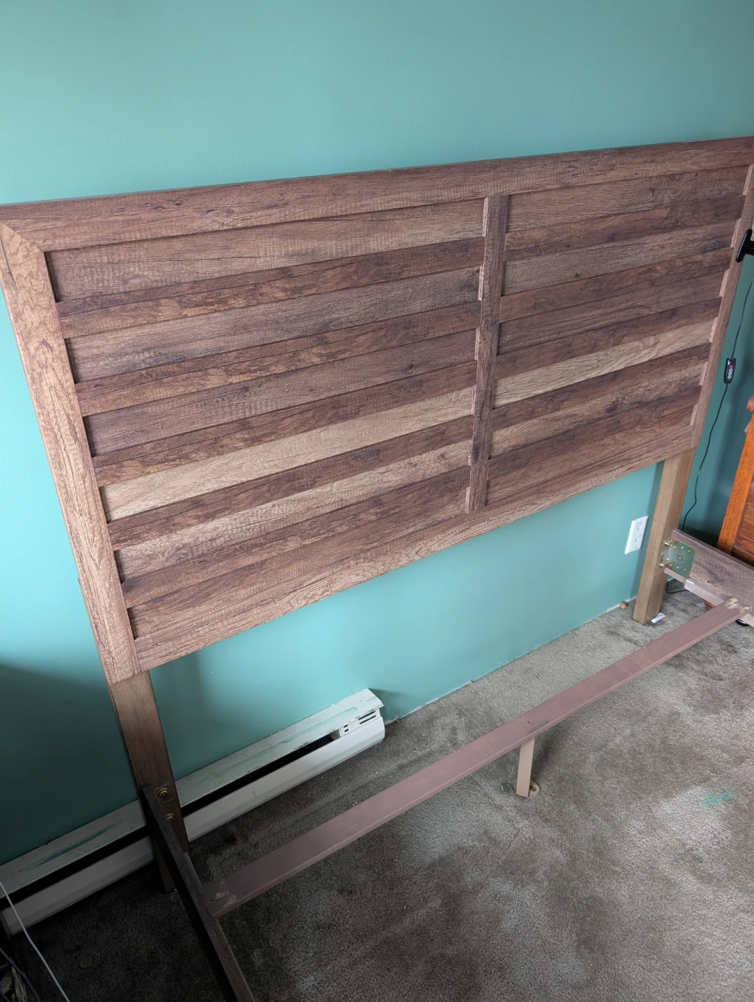 Wood Bed Frame with Hardware - photo 5
