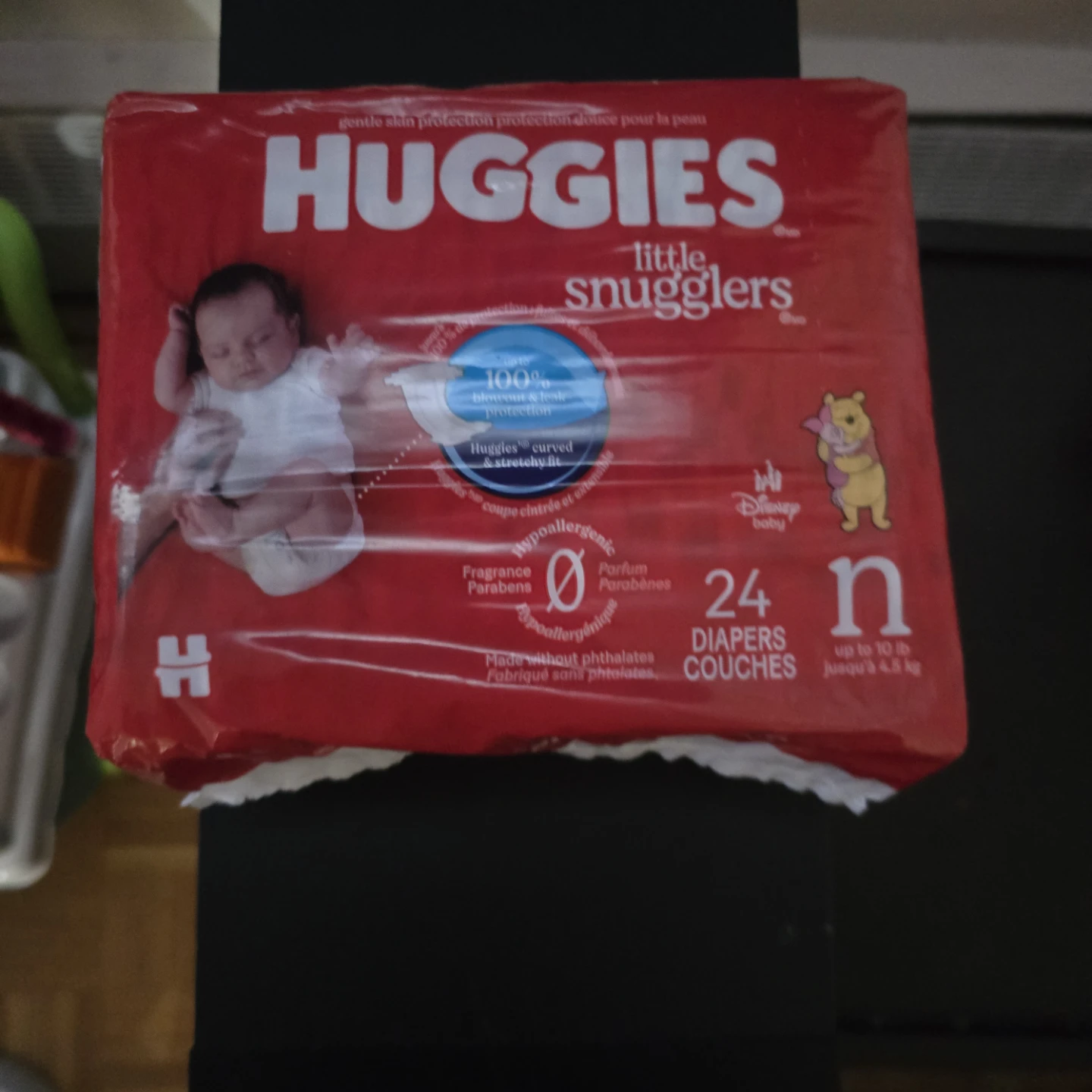 Huggies Little Snugglers Diapers Size N (24 count)