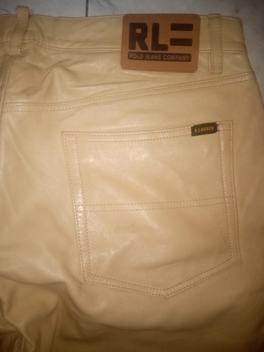 Super Rare"Polo Jeans Company R.Lauren Leather Size 36 - photo 4