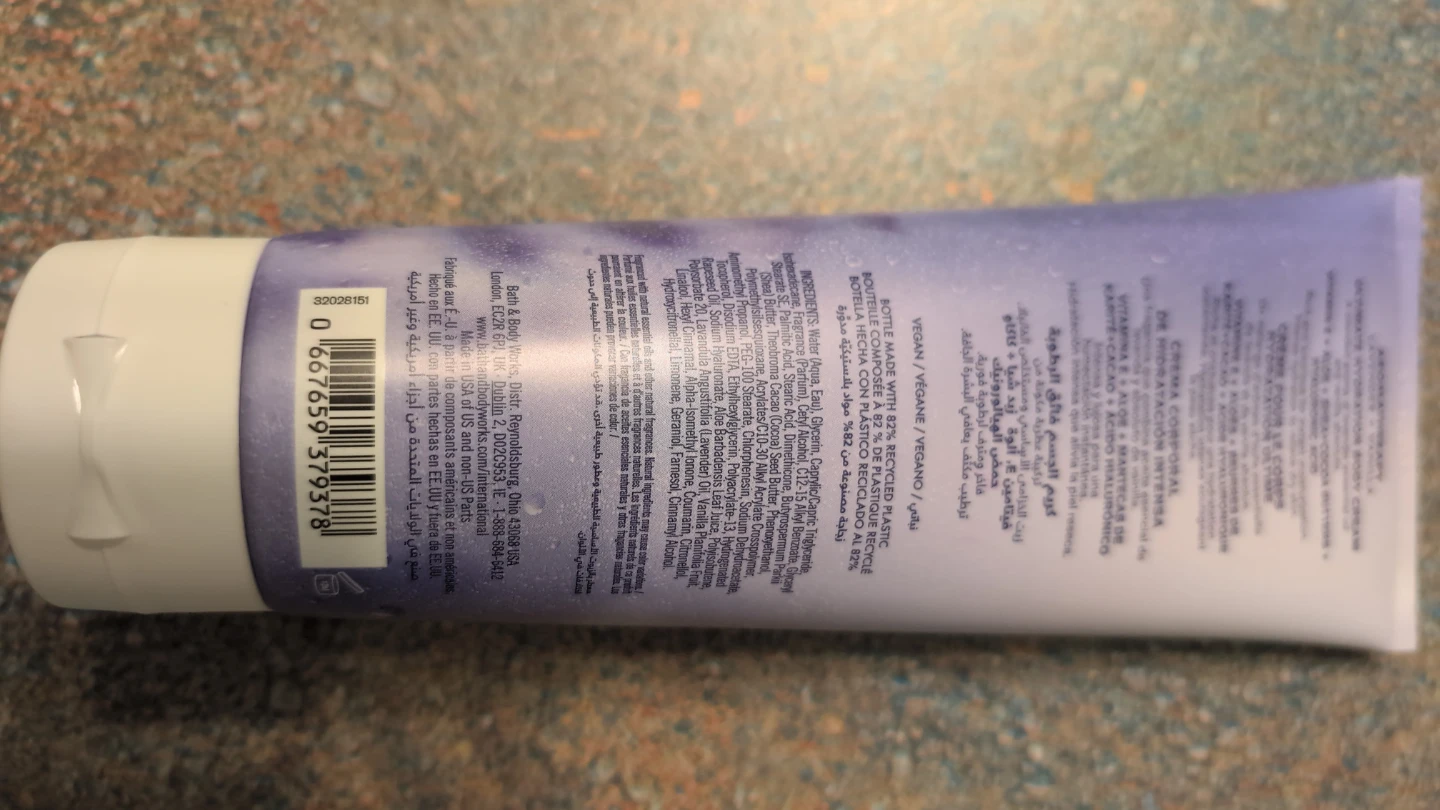 B Body Works Lavender Vanilla Ultimate Hydration Cream 226g - photo 2