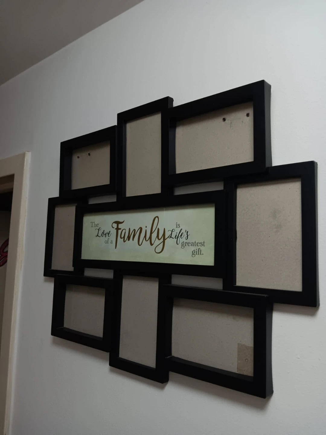 Set of 3 Wall Picture Frames – Black & White - photo 3