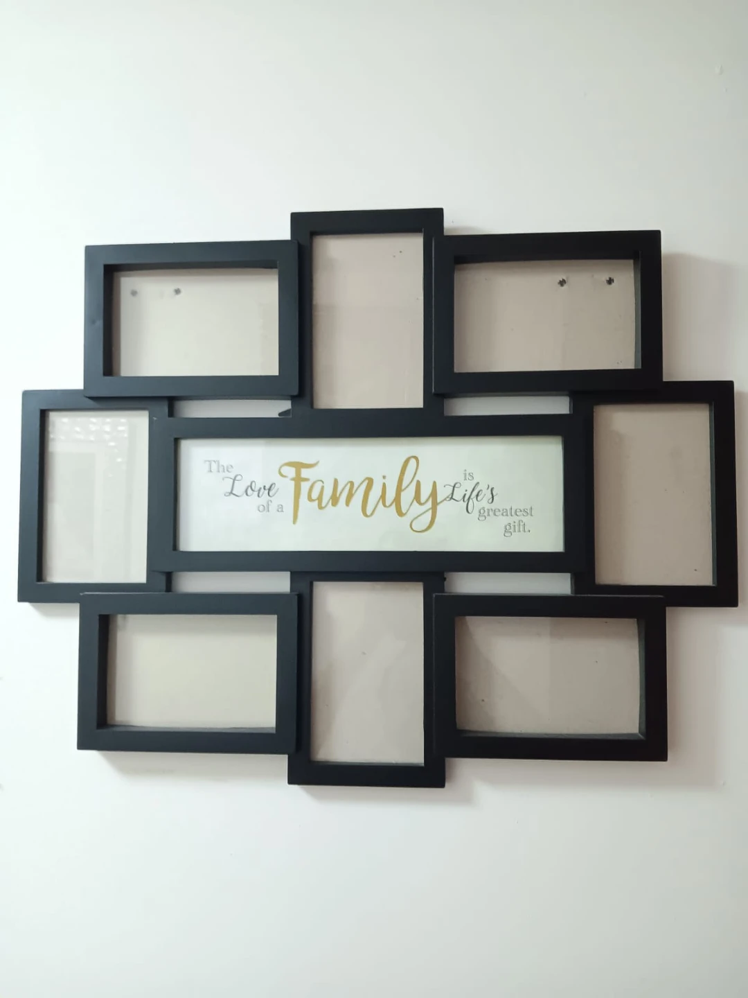 Set of 3 Wall Picture Frames – Black & White - photo 4