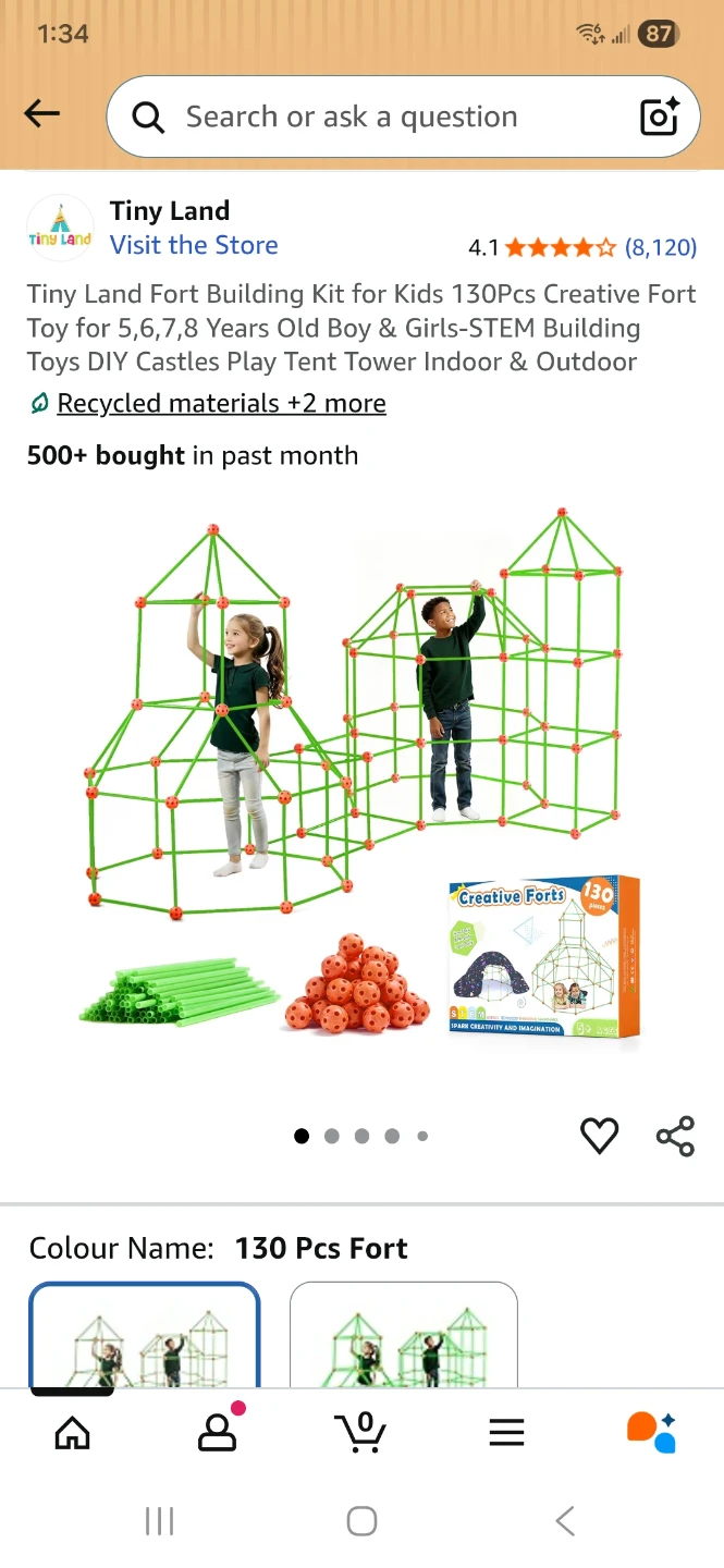 Crazy forts construction set STEM toys