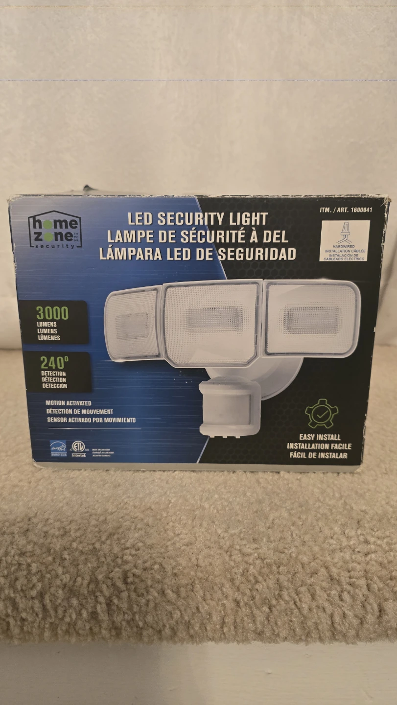 Home Zone Security LED Security Light - New!