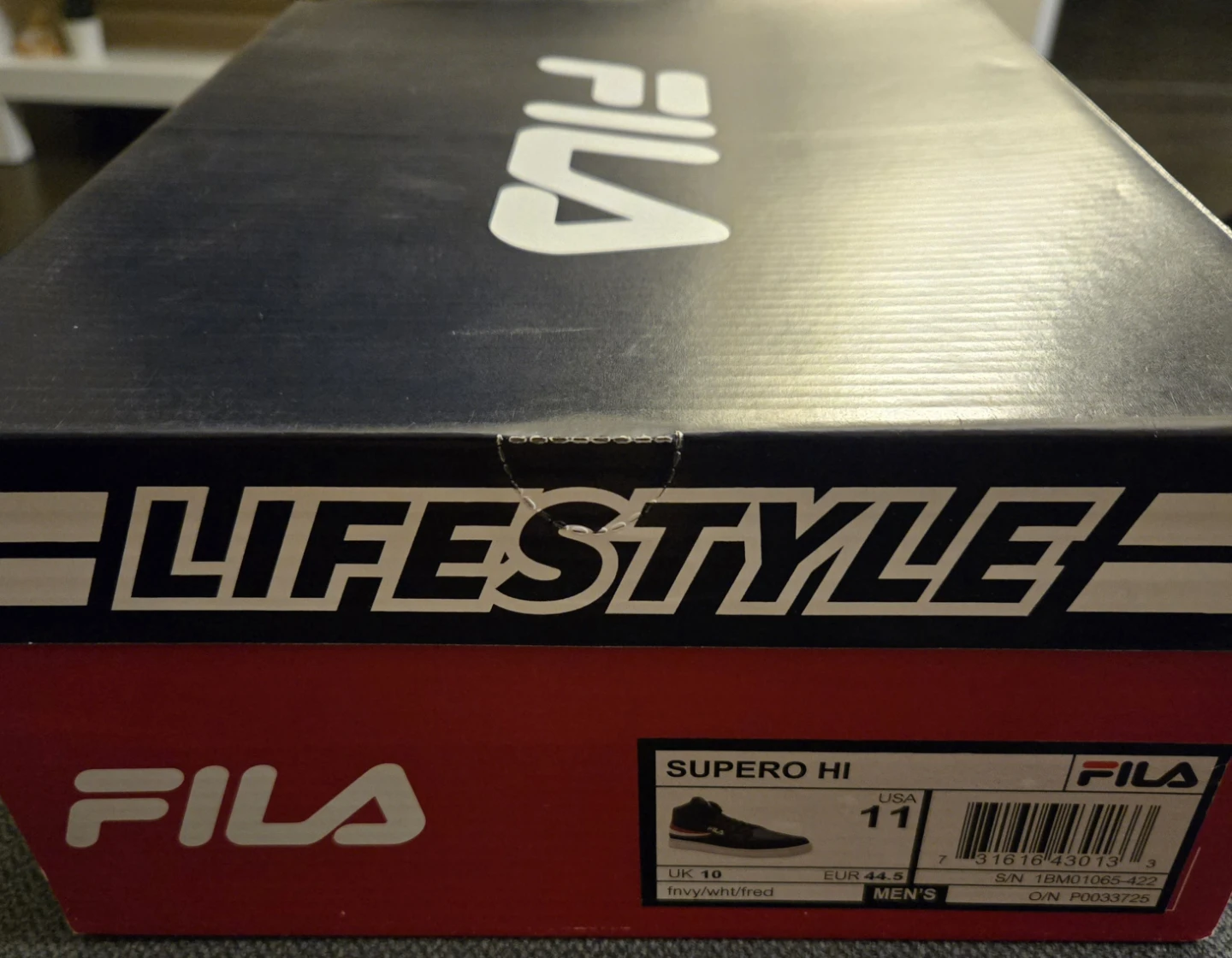 Fila Supero Hi Sneakers - New, Never Worn, Men's Size 10.5 - photo 3