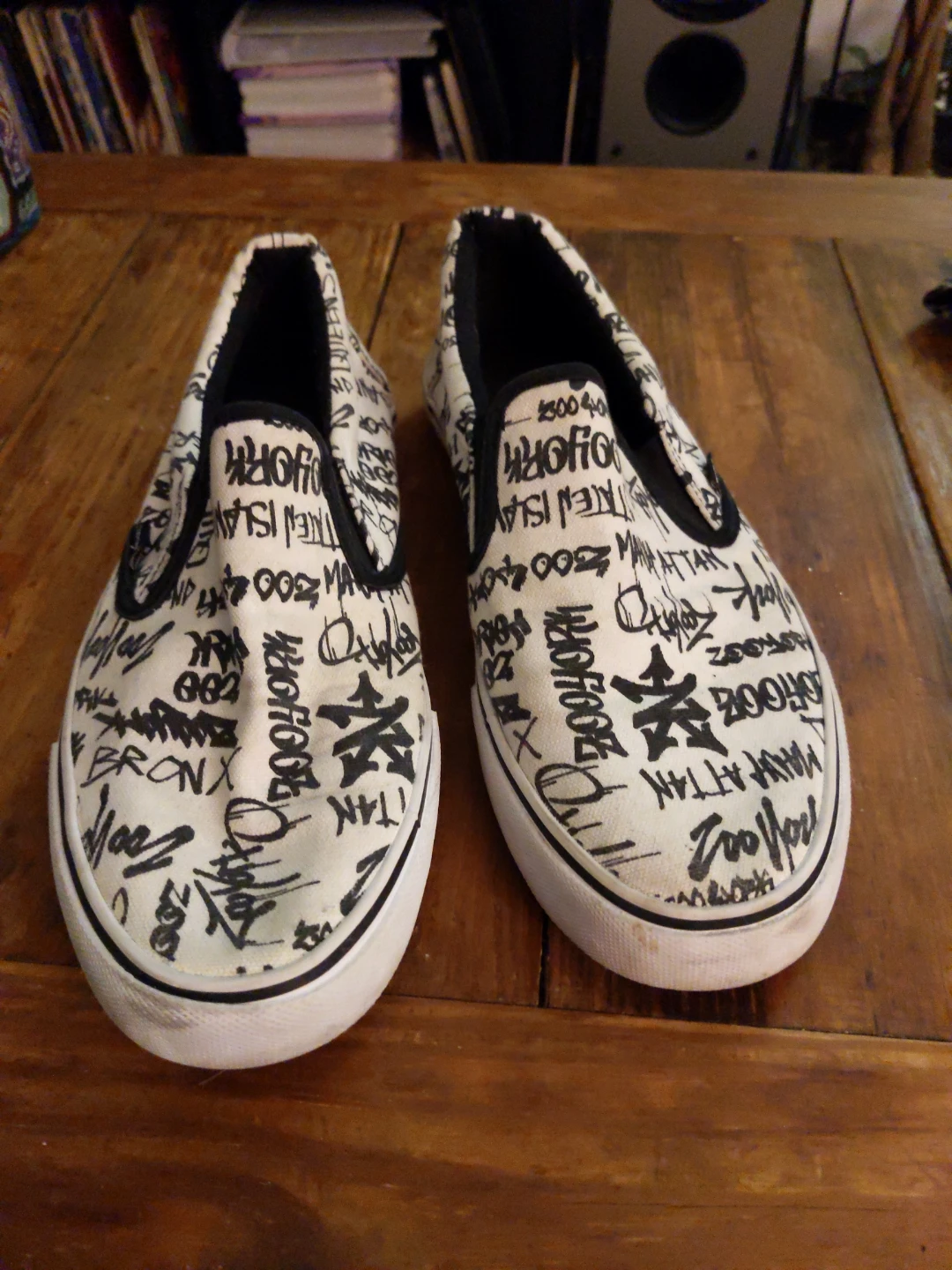 Graffiti Slip-On Shoes - Men's Size 10 - photo 2
