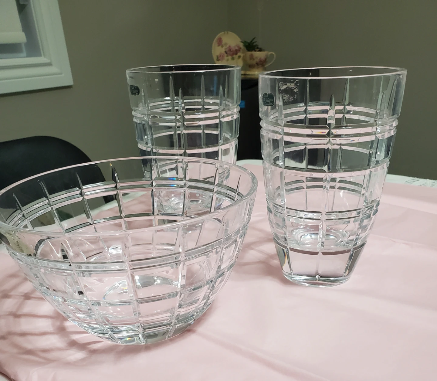 LB Studio Crystal Vase & Bowl Set - photo 4