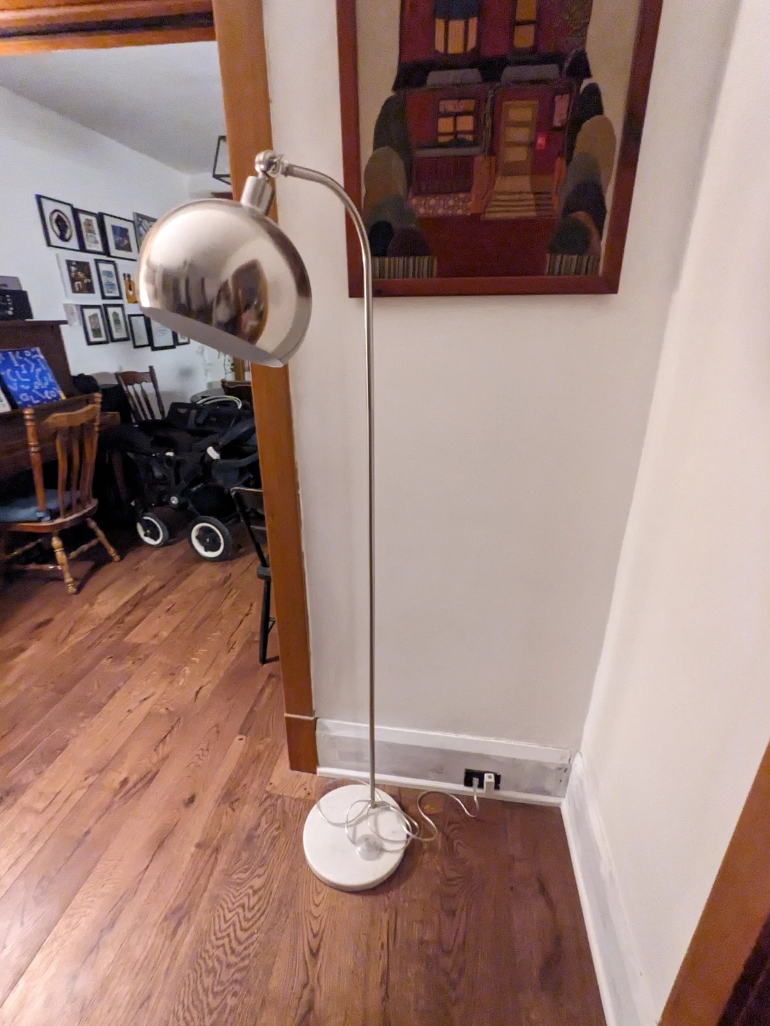 Silver Globe Floor Lamp - photo 2