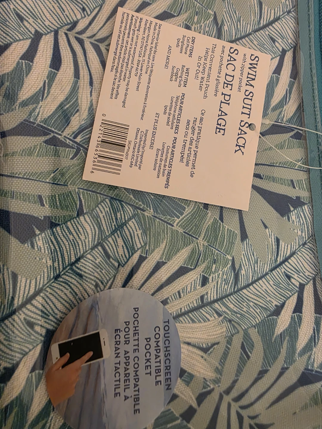 Swim Suit Sack with Zipper Pocket - photo 2