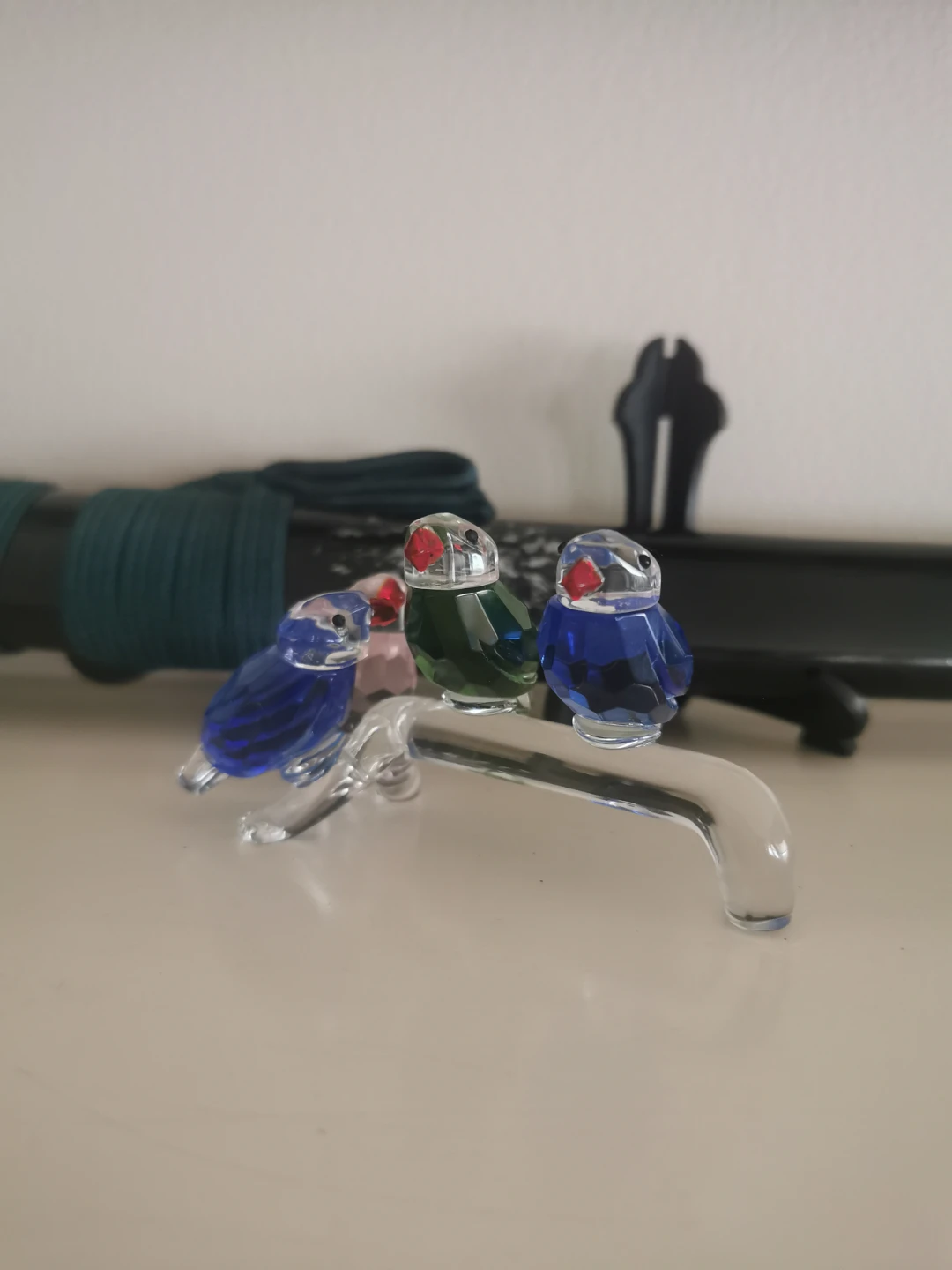 Glass  Parrot Ornament figurine - photo 2